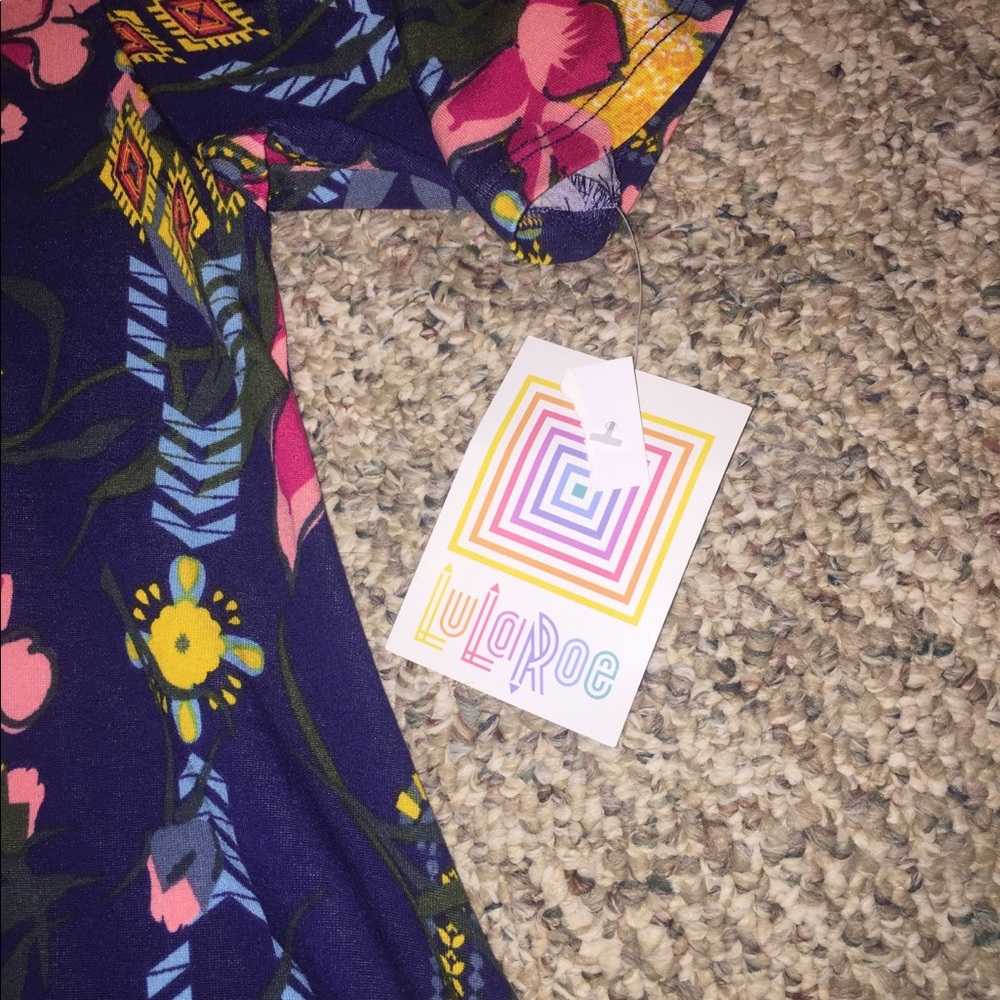 LuLaRoe Floral Perfect T Shirt